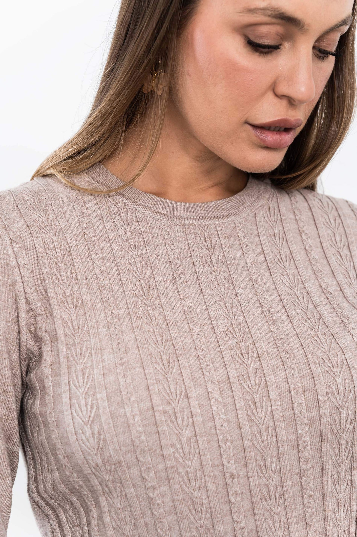 JERSEY OCHOS PEQUENO BEIGE - Imagen 2
