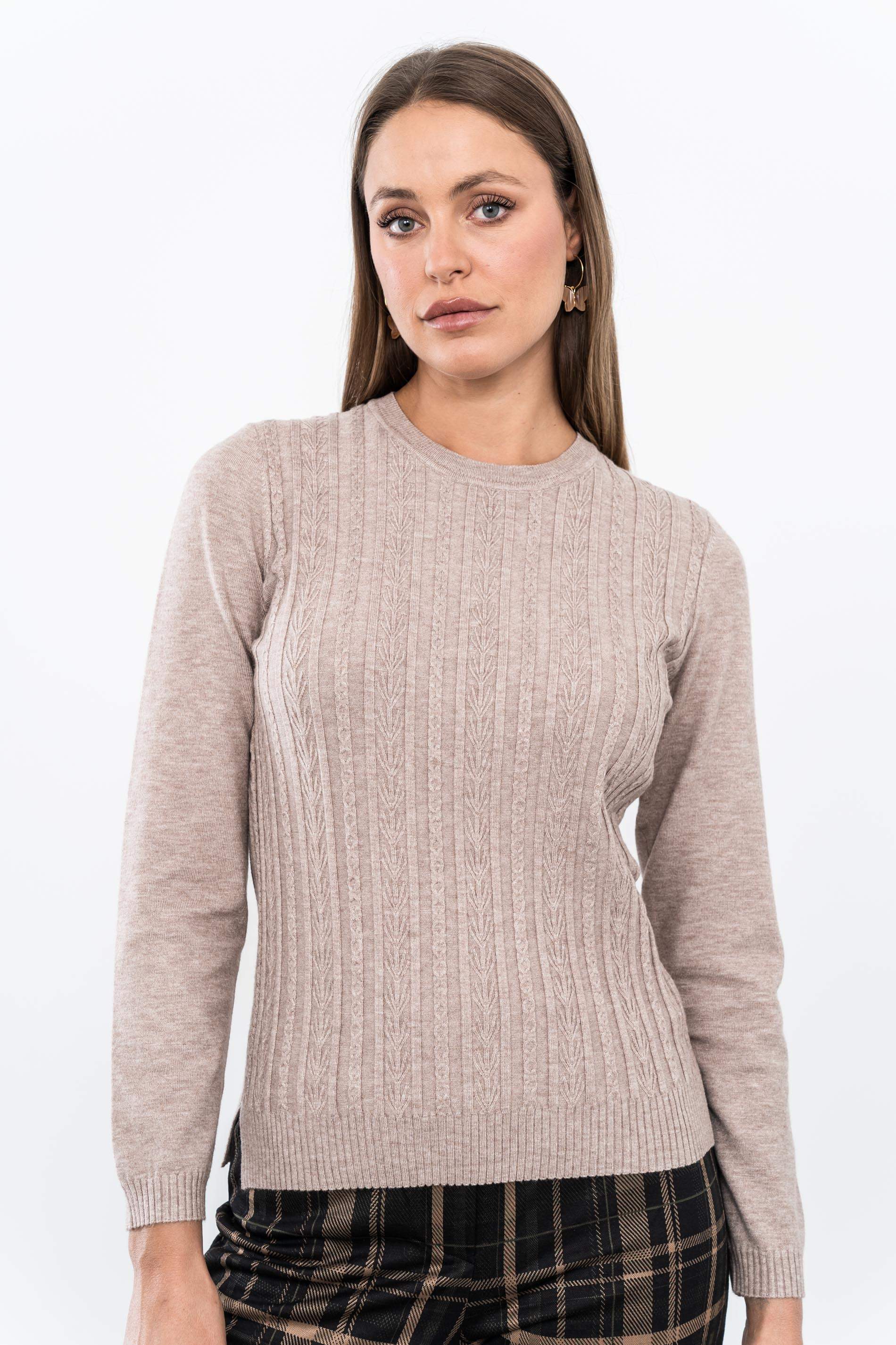 JERSEY OCHOS PEQUENO BEIGE - Imagen 7