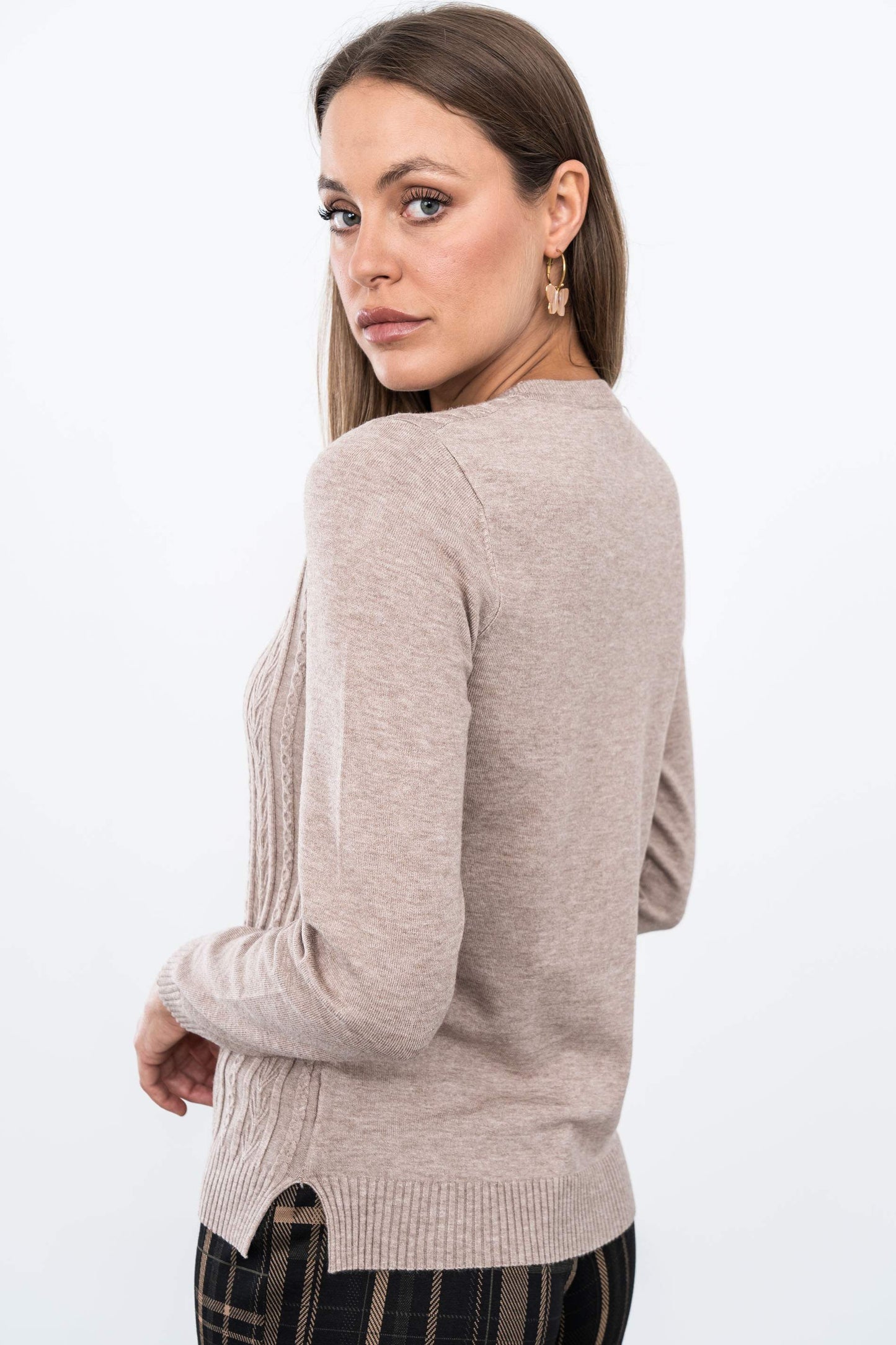 JERSEY OCHOS PEQUENO BEIGE - Imagen 8