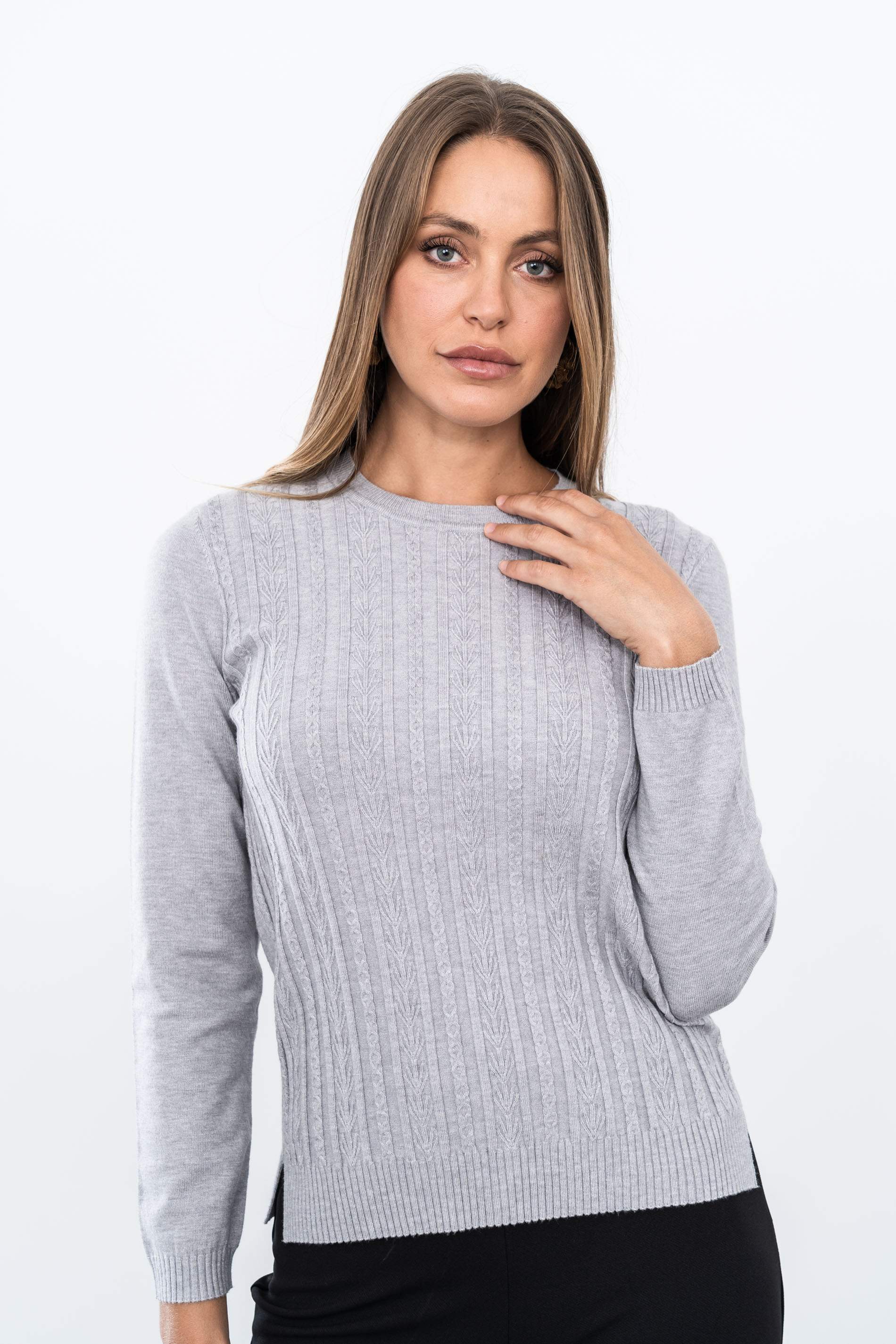 JERSEY OCHOS PEQUENOS GRIS