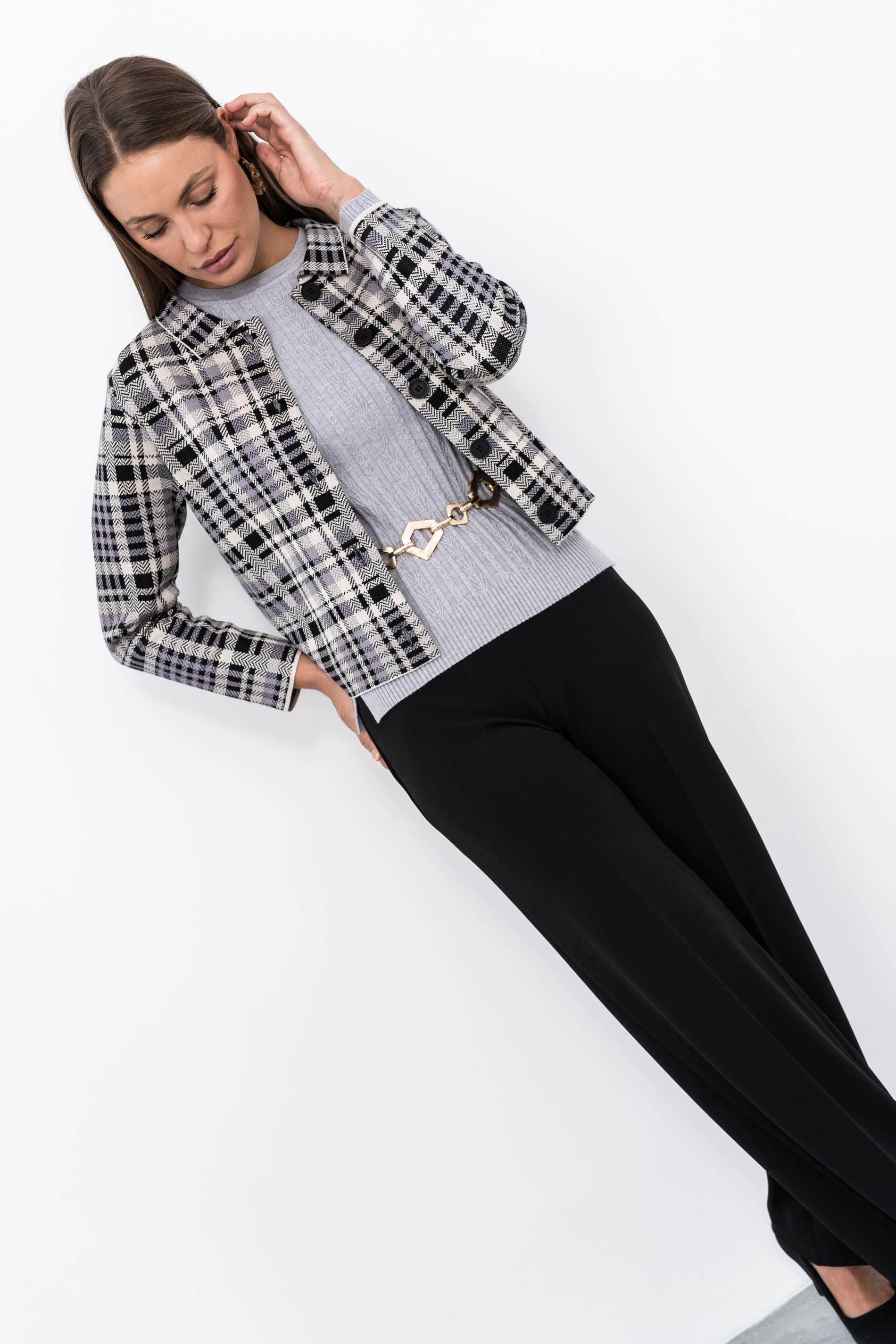 JERSEY OCHOS PEQUENOS GRIS - Imagen 4